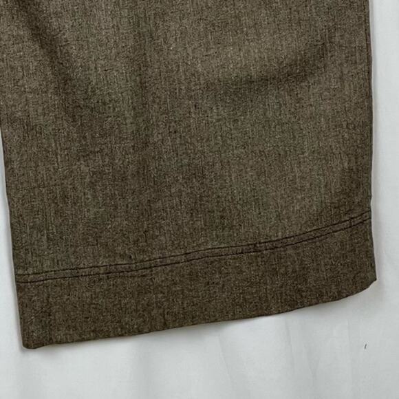 J Jill Brown Tan Wide Leg Wool Blend Career Office Pant NWOT - Picture 4 of 12